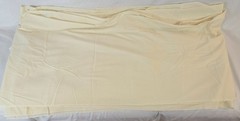 Plain Off-White Light Beige Fabric 44″ Wide and Over 700″ Long – 20 Yards+ Uncut