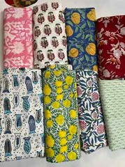 50 Mix Charm Pack Cotton Squares Patchwork Quilting Fabric Bundle Scraps Lot