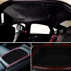Suede Auto Headliner Fabric 98″ L × 60″ W with Foam Backing – Tube Packaging …