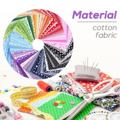 120 Pcs 4” x 4” Cotton Craft Fabric Squares, DIY Sewing Quilting Scrapbooking