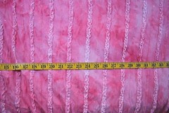 STITCHED TRIMS PINK DISTRESS 4 WAY STRETCH POLY SPANDEX FABRIC BY THE 1/2 YARD
