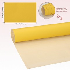 PATIKIL 63×39.4in Faux Leather Sheets, Faux Leather Fabric Sheets Vinyl Fabri…