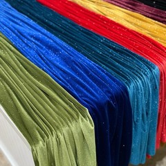 Glitter Lurex Knit Fabric – 60″ Wide Sparkle Spandex with Foam Bonding