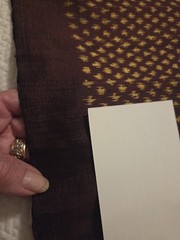 RARE! THAI SILK COMPANY 60’s 100% Silk Fabric Hand Dyed 40X38 Sewing/Craft-Read!
