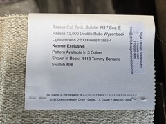 Fabric SAMPLE #30 Great for Crafts / Crazy Quilting Tommy Bahama “Sand Drift”