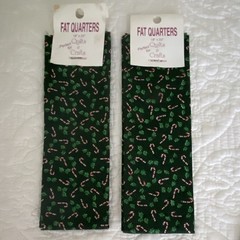 Lot of 8 Fat Quarters Cotton Multicolor Fabric for Quilts/Crafts: STORAGE ODOR!