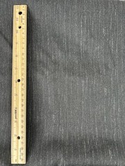 Rayon Polyester Fabric 1.5 Yards 58″ Wide Black Gray Directional Tweed Look