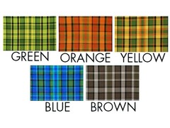 VW Westfalia Plaid Fabric Foam Backed T2 Bay 1968-79 Camper Upholstery 59″-150cm