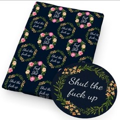 Bad Language Cuss words Adult Polycotton woven fabric 18″x55″ 1268692