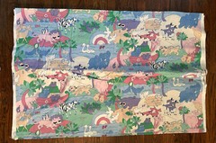 Vtg House N Home Fabrics & Draperies Panels Noah’s Ark 6 Yards 54” wide Cotton