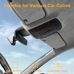 Luxurious 96×60 Auto Suede Headliner Fabric with Foam Backing for Interiors