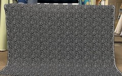 Terrasol Pebbles Black Reversible Indoor Outdoor Fabric
