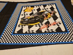 Pillows Fabric Panels Race Car #2
