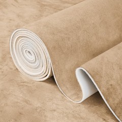 Brown Suede Headliner Fabric, 54″ L×60″ W Car Headliner Material, Tela para T…