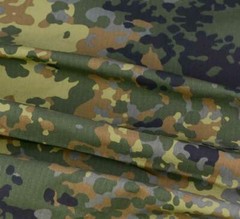 1.5M Width Flecktarn Camo Fabric Army Camouflage Cloth Cotton DIY Military