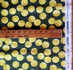 1/2 yd “SPORTS LIFE ” tennis ball fabric cotton print Robert Kaufman #19492