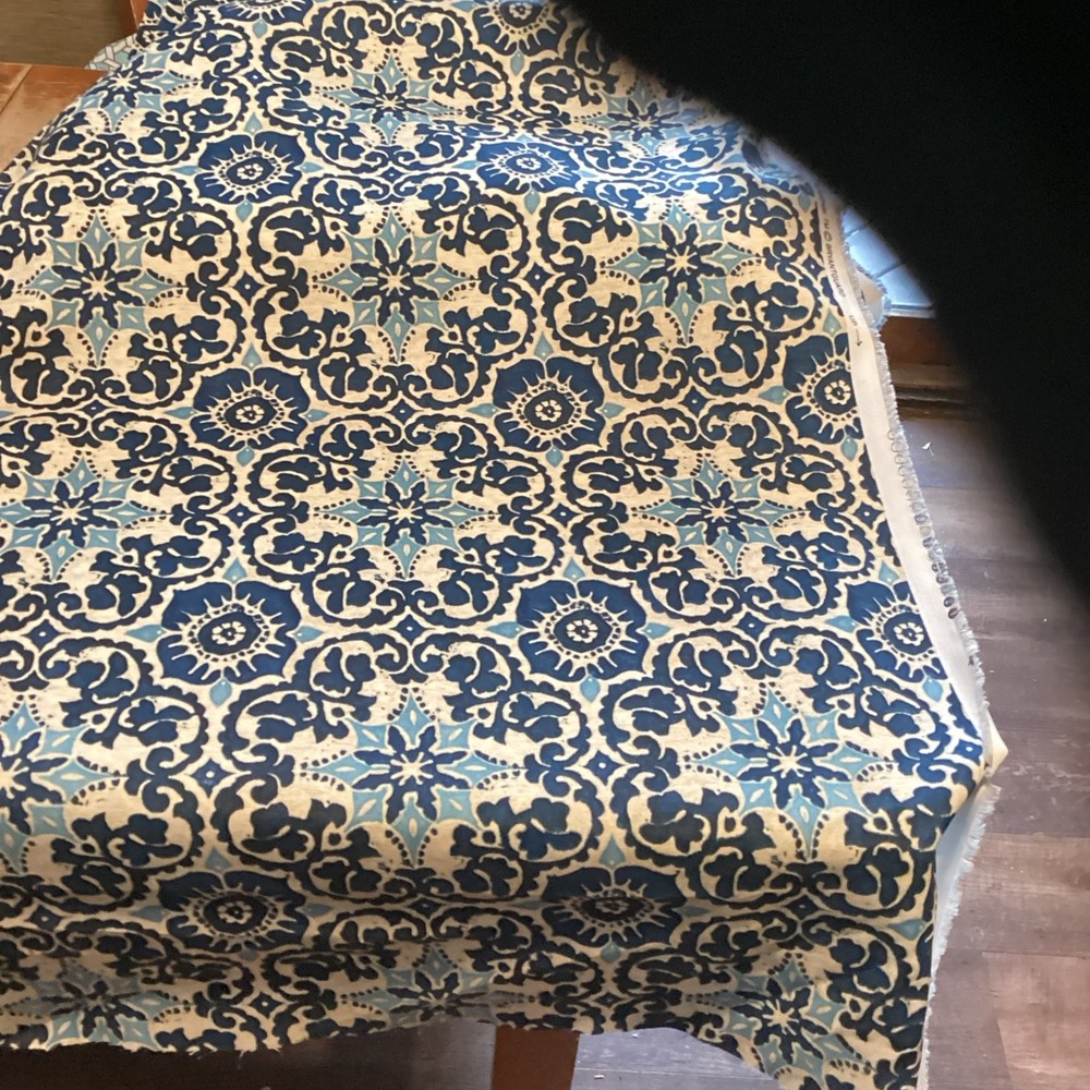 Bryant Industries Outdoor Blue Pasliy Fabric By The Yard Stock Or
