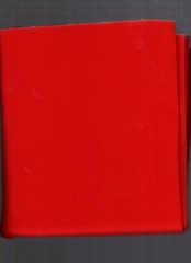 1 yard heavy weight ribbing red 100% nylon 33″ wide