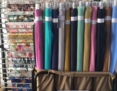 Hardy’sTextile55%Linen42%Rayon3%Spandex Dyed Fabric DIY Dress Skirt Pant GSM220