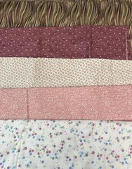 Lot of Fabric Quilting Cotton Calico Floral Modern Wave Over 2 lbs/7.5 yds