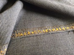DIGJAM GRAY BROWN POLY WOOL SUITING FOR MEN OR WOMEN-62 WIDE-BY THE YARD