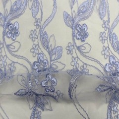 HOLIDAY Embroidered Mesh Fabric. Lace Netting Material