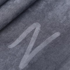 Self Adhesive Faux Suede Fabric Wrap Film Sticker Car Interior Craft Black Color