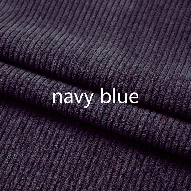 Corduroy Fabric Striped Coat Sofa Cushion Pillow Case Craft Thick Sewing Crafts