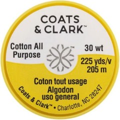 Coats & Clark Cotton All Purpose Sewing Thread 100% Mercerized Natural