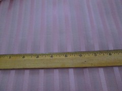 Pale Pnk Satin Striped Fabric 56″ Wide x 1 Yard 8 INches, New
