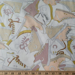 Alexander Henry High Tops Sneakers Tonal Print Cotton – Great for Quilts, Shirts