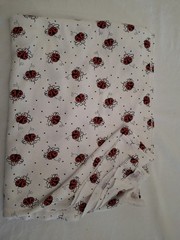 2 1/4 Yd Ladybug One-way Stretch Knit Fabric 60″ Wide