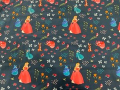 Cotton Fabric Disney Princess Aurora Fairies Sleeping Beauty sold by 1/2 yard