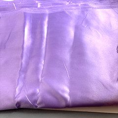 Lavender / Lilac Bridal Shiny Satin Fabric 3 yards Polyester Wedding Formal