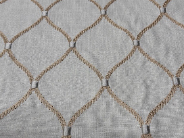 Stout-Unkown color cream with tan-1 yrd