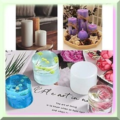 Cylinder Candle Making Kit with Silicone Molds