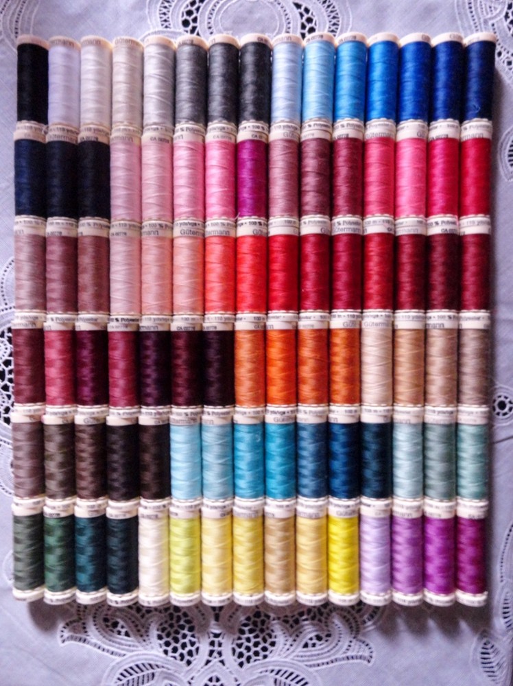 90 NEW 110 yard spools 100% polyester GUTERMANN sew-all thread