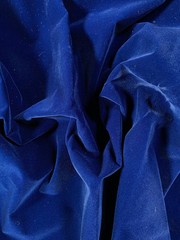 Camryn ROYAL BLUE Polyester Non-Stretch Velvet Fabric for Light Use Upholstery,