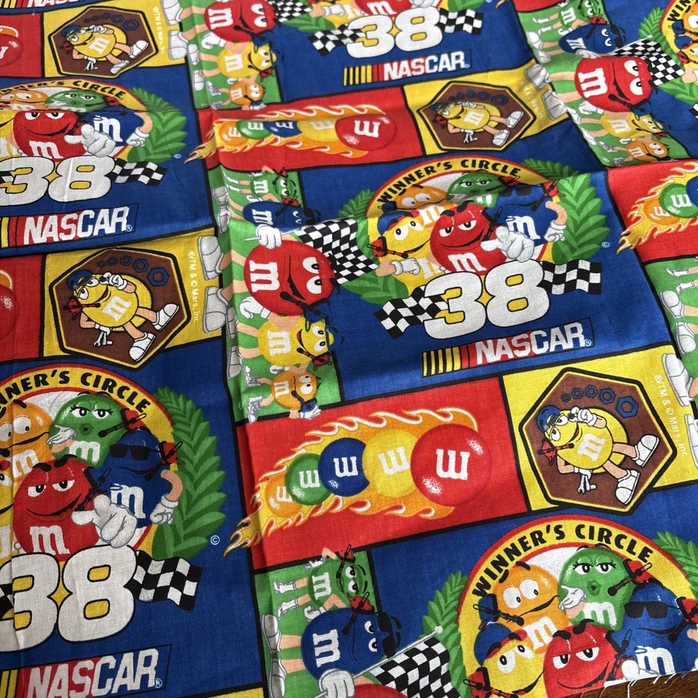 M&M’s NASCAR Elliott Sadler Winner’s Circle Racing-Fabric 19×34” Peanut Regular