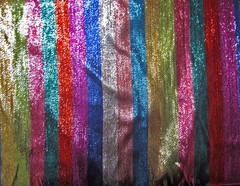 Multicolor Metallic Fabric By the Yard 40″ Wide