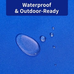 Gryvmnos 1200D Thickend Waterproof Canvas Fabric by The 3 Yards Pre-cut, Blue