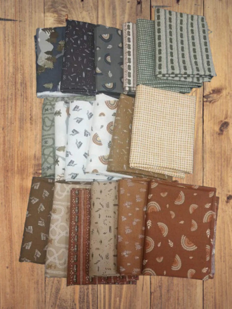 Assorted ‘Round the Mountain Flat Fold Assortment 20 Yard Bundle Cotton Fabric
