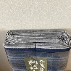 Japanese Indigo Dyed Fabric Bolt Awa Shijira Tanmono Unused Tokushima Set of 2