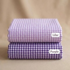 Neutral Gingham Fabric Poly Cotton Small Check 60 Inch Wide Brown Charcoal