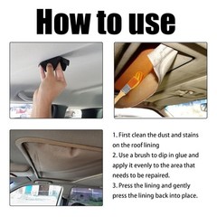 Car Headliner Adhesive,Headliner Repair Glue,Upholstery Glue for Cars,Car Roo…