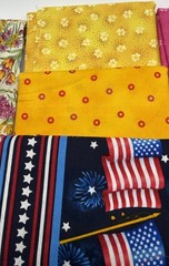 Lot of 20 Half Yards Cotton Fabric Mixed Brands & Themes Cat Paws Floral Solid