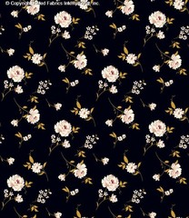 Challis Rayon Printed Aisha, Woven Fabric, Rayon, Dress Fabric