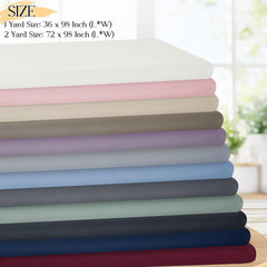 Tencel Cotton Fabric by the Yard, 1 Yard X 98 Inch Wide Dark Grey Cloth Fabric,