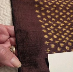RARE! THAI SILK COMPANY 60’s 100% Silk Fabric Hand Dyed 40X38 Sewing/Craft-Read!