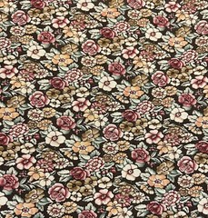 Vintage 80’s Marcus Brothers Textiles INC Floral 100% Cotton Fabric 36X36